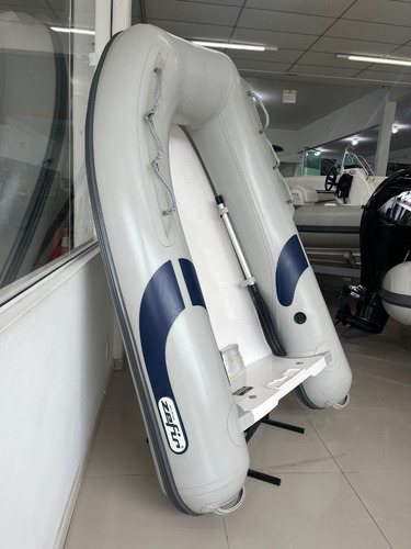 Bote Inflavel Zefir Wind F 200 - Cinza Com Azul