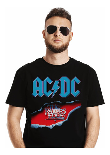 Polera Ac Dc The Razors Edge Rock Impresión Directa