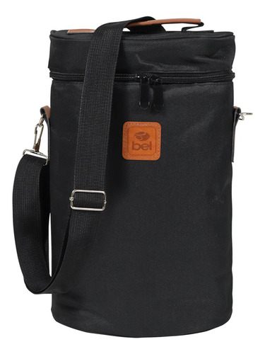 Bolsa Termica Para Vinho 2 Garrafas - Cor Preta - Bel