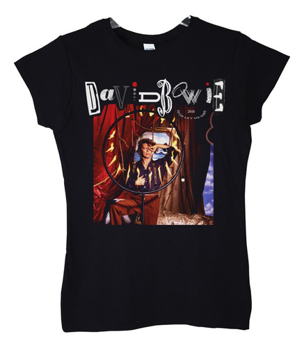 Polera Mujer David Bowie Never Let Me Down 2018 Pop Abominat