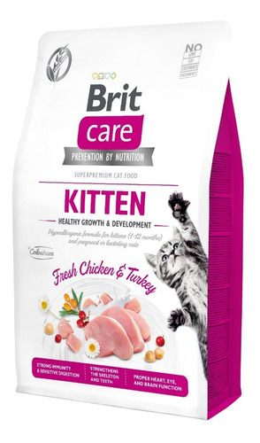 Alimento Gatitos Brit Care Grain-free Kitten Healthy 2kg