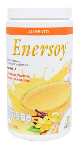 Malteada Proteína Enersoy Vitaminas Minerales Vainilla 500g