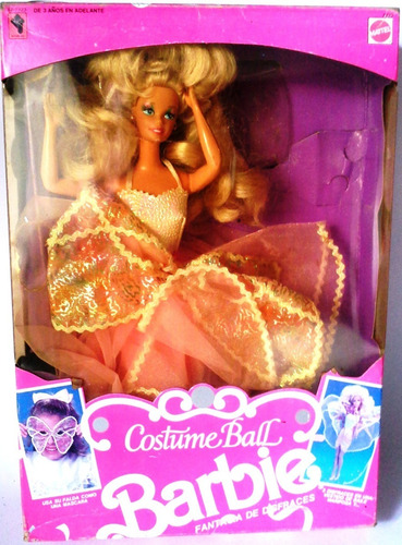 Muñeca Barbie Fantasía De Disfraces - Costume Ball 1990