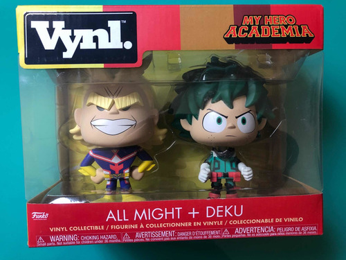 Funko Vynl All Might + Deku Funko Vynil Art (Usado)