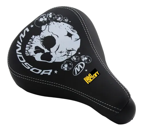 Asiento Para Bicicleta Bmx Windsor Skull Negro