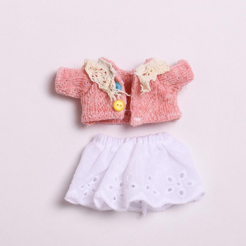 Abrigo Para Muñecas Y Traje De Falda Corta, Disfraz De Ropa