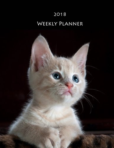 2018 Weekly Planner 85 X 11 20182019 Dog Cat Monthly Daily P