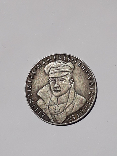 Medalla Militar Manfred Von Richtofen Baron Rojo Luftwaffe