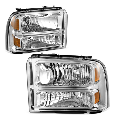 Conjunto Faro Delantero Para Ford Super Duty Excursion Lente