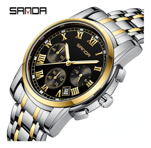 Relojes Sanda Chronograph Luminous Calendar