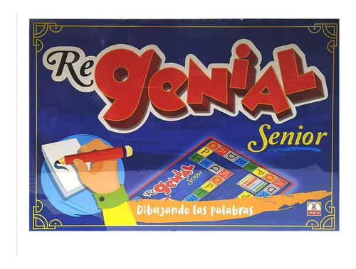 Juego De Mesa Regenial Senior Dibuja Palabras Implás Yamanca