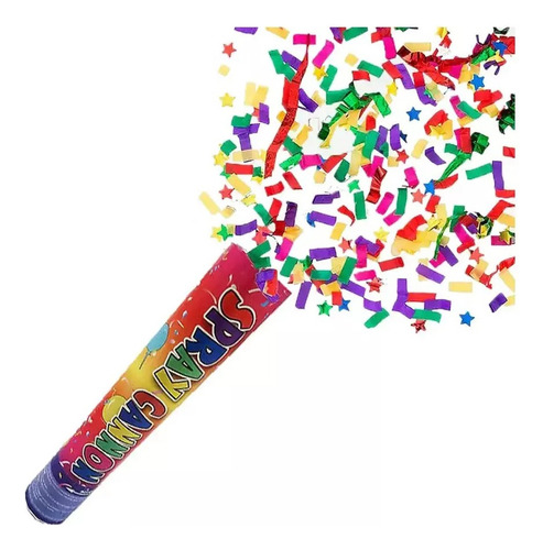 5 Bazuca Cañon De Confeti 30 Cm Lanzador Fiestas Batucada