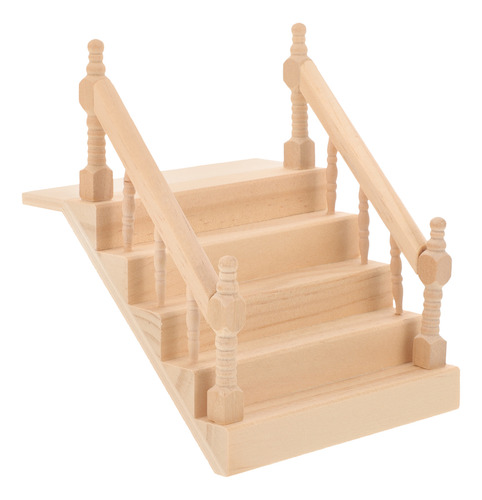 Adorno De Escritorio Con Forma De Mini Escalera De Madera Mi