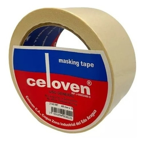 Tirro De Papel Celoven Masking Tape 2 X 30 Mts 