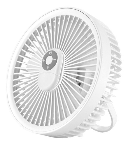 S8x0kh Ventilador Escritorio Usb Portatil Montado Pared Luz