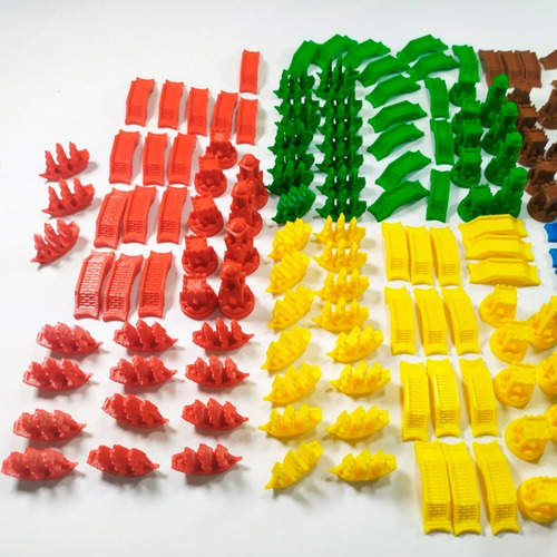 Kit Premium Catan P/ 6jogador - Miniaturas 3d