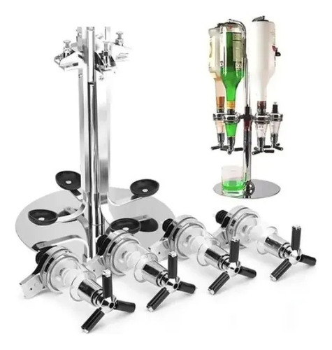 Dosador De Bebidas Com 4 Garrafas Bar Butler Dispenser