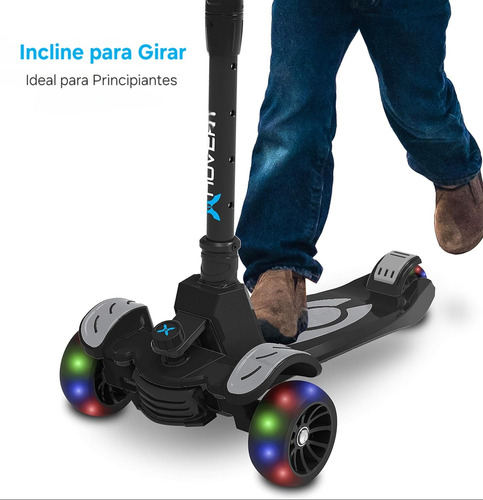Hover-1 Vivid Patin Scooter Plegable +5años 3 Ruedas Y Luces