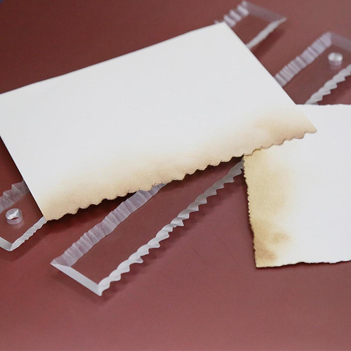 Regla Para Rasgar Papel Regla Con Bordes Irregulares