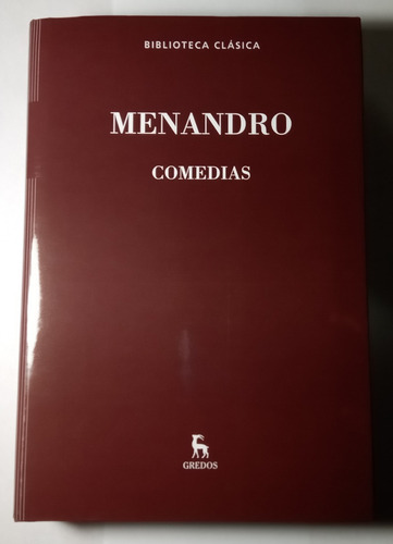 Comedias - Menandro - Gredos