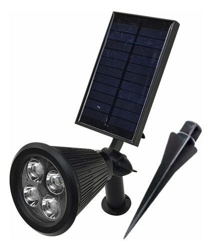 Reflector Estaca Solar Lampara Led Jardin Autonoma Exterior