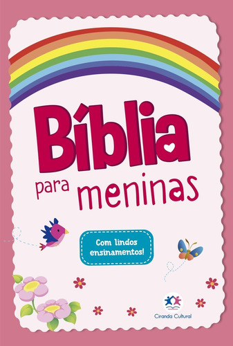 Bíblia Para Meninas Livro Capa Comum Infantil Ciranda