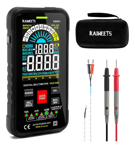 Tester Kaiweets  Voltímetro Digital Voltímetro Smart Electri
