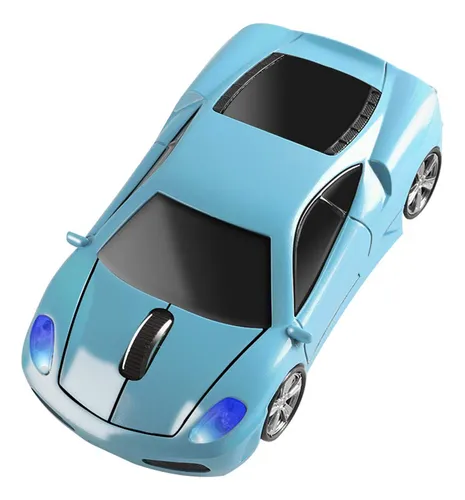 Elec Space Raton Inalambrico De 2.4 Ghz Con Forma De Coche D