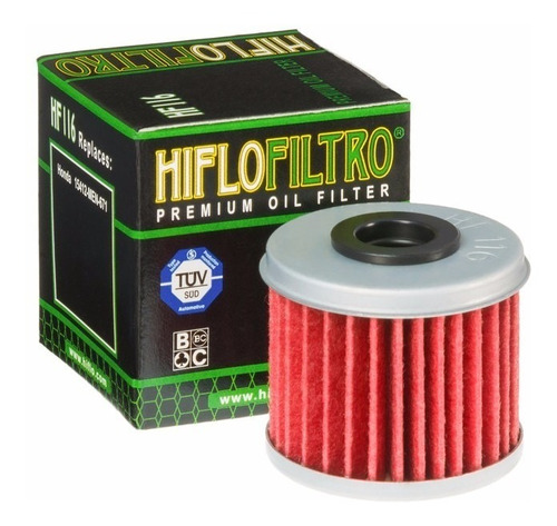 Filtro De Aceite Hiflo Hf 116 Honda Crf 150 250 450 En Fas