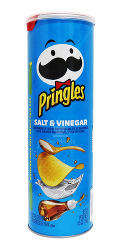 Batata Pringles Importada Estados Unidos Sal E Vinagre