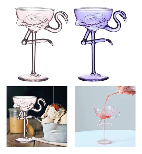 2 Vasos Decorativos Reutilizables Para Postres.