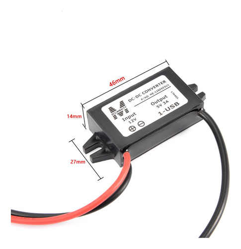 Convertidor De Voltaje Regulador Dc 12v A 5v 3a 15w