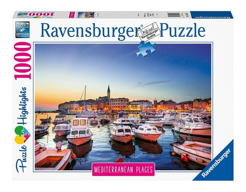 Rompecabezas Ravensburger Lugares Mediterráneos 1000 Piezas