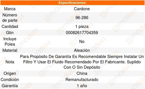 1 Bomba Direccion Ford Windstar V6 3.8l 1999 Al 2000 Cardone