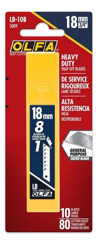 comprar Cuchillas Snap-off Utility De Repuesto Olfa Lb-10b