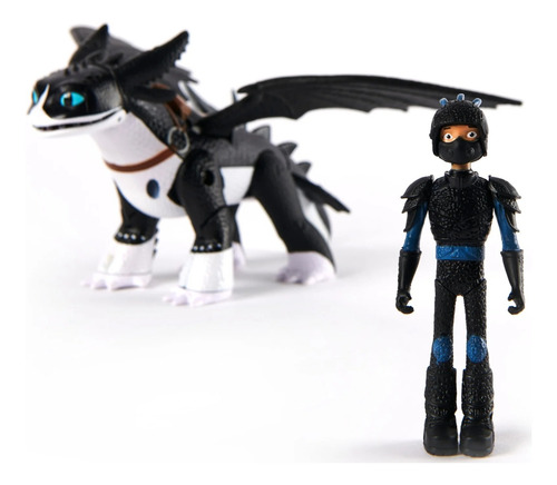 Muñeco Figura Dragons Tom + Thunder Nine Realms Premium