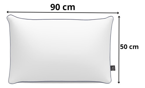 Imagen 2 de 6 de Pack 2 Almohadas Cojín Ultra Suave Sueño Profundo