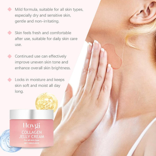 Crema De Gelatina De Colágeno Facial Para Mujer, Colágeno *1
