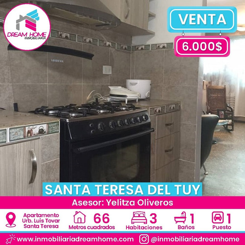 Imagen 1 de 10 de Apartamento Urb Luis Tovar - Santa Teresa Del Tuy 