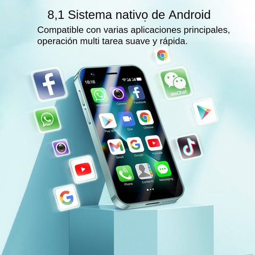 Mini Teléfono Inteligente F8 Pro Max, 2 Gb De Ram, 16 Gb,