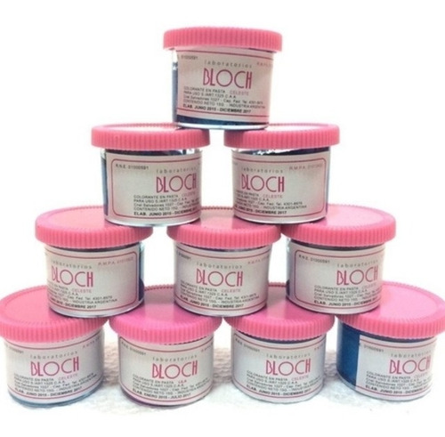 Imagen 1 de 1 de Colorante En Pasta Rojo Bloch 15g X 12