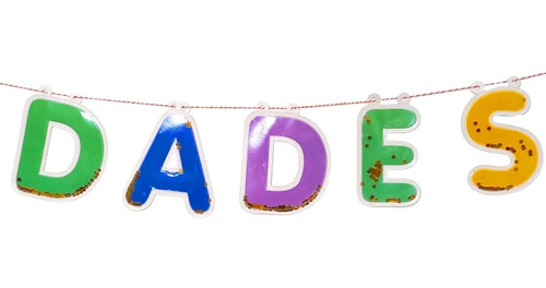 Imagen 3 de 8 de Guirnalda Banderin Banner Felicidades Confetti Cotillon