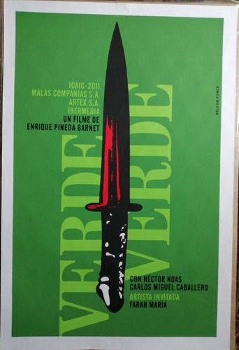 Afiche Cine Verde  51 Cm X 76 Cm