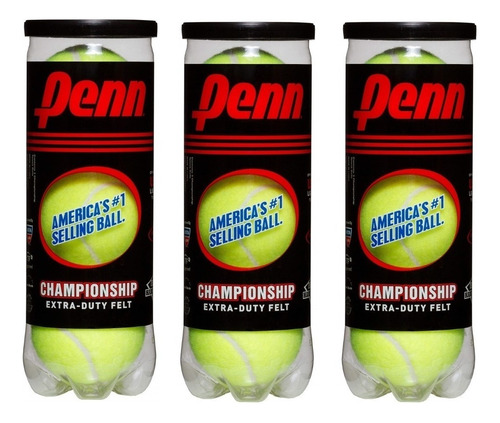 Peen Championship Tubos De Pelotas De Tenis Originales 