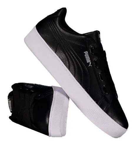 Tênis puma vikky sales platform ribbon feminino