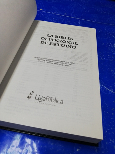 Imagen 5 de 12 de Biblia Devocional De Estudio