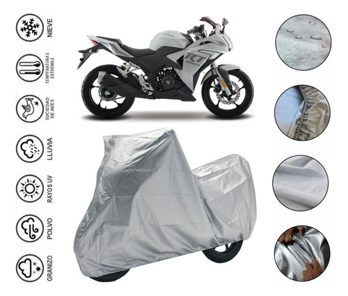 Protector Impermeable Moto Italika Deportiva Rt250