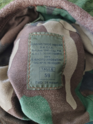 Kepi De Invierno Del Ejército Argentino (Usado)