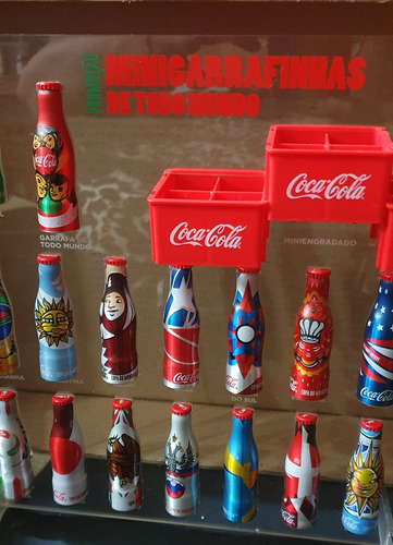 Copa De 2014 Coca Cola 20 Garrafinhas E Suporte De Acrilico (Usado)