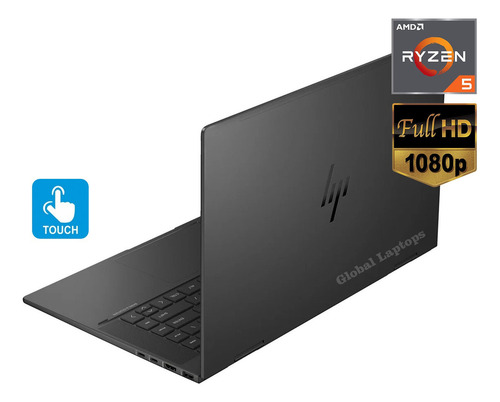 Hp 15-fh13 Ryzen 5 7530u, 8gb, Ram 256 Ssd, Fhd, Touch X360 Color Negro - Excelente (Reacondicionado)